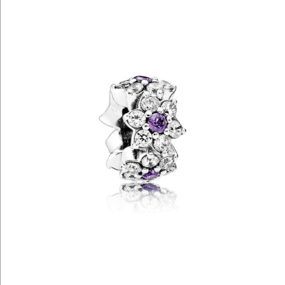 Pandora flower charm spacer